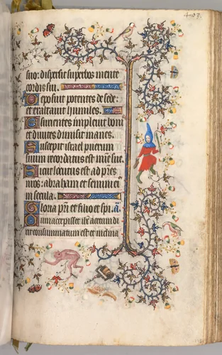 Hours of Charles the Noble, King of Navarre (1361-1425): fol. 196r, Text by Master of the Brussels Initials and Associates, book, 1400-1410