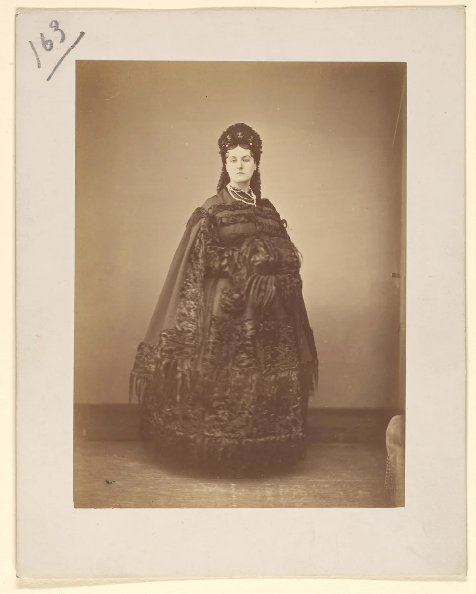 Le Caracul (L'Astrakhan) by Pierre-Louis Pierson, photograph, 1860-1869