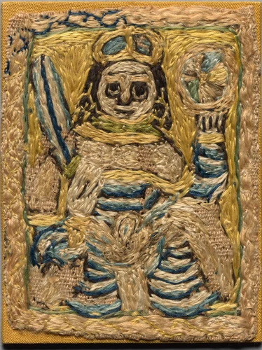 Fragment of a Clavus by Unknown, textile, 775-825
