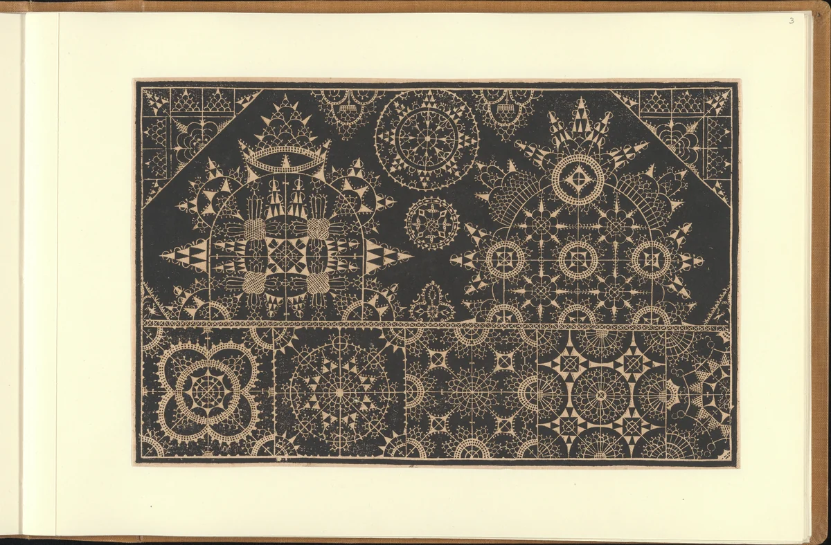 Schon newes Modelbuch...Page 3(r) by Sigismundus Latomus, book, 1617