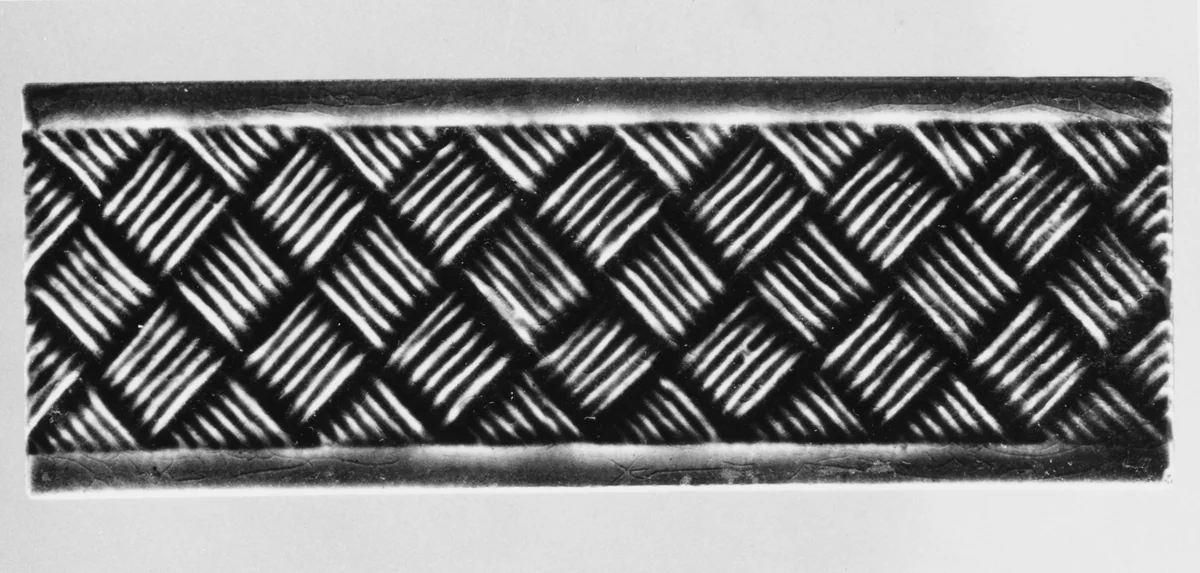 Border Tile by J. and J. G. Low Art Tile Works, artwork, 1881