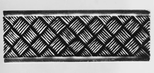 Border Tile by J. and J. G. Low Art Tile Works, artwork, 1881