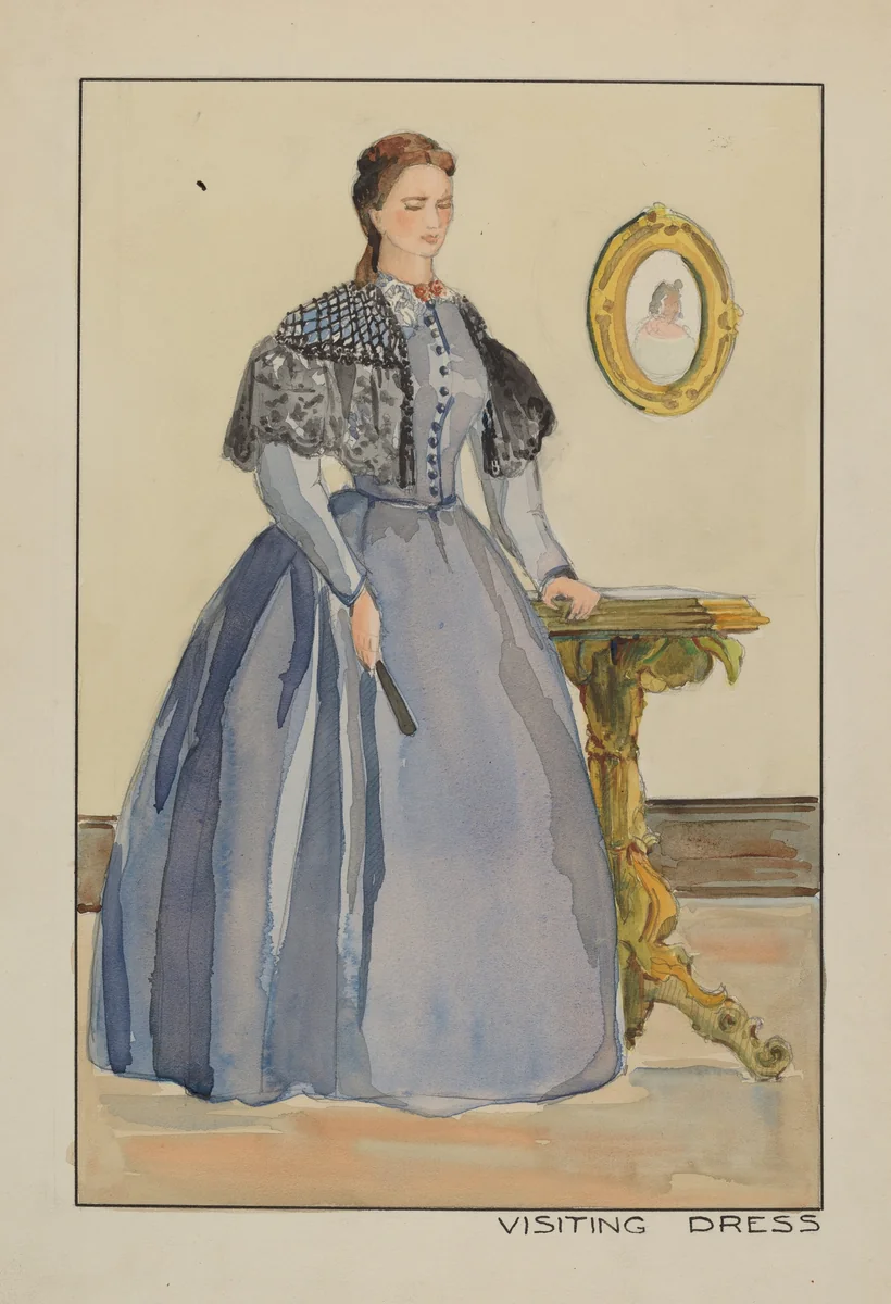 Dress by Aurelia Arbo, index of american design, 1936