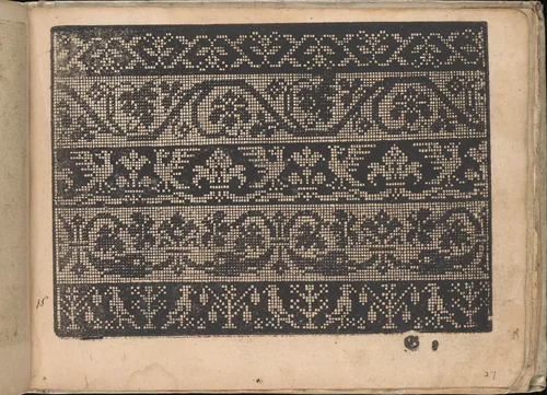Neu künstlich Modelbuch (page 27r) by Bernhard Jobin, book, 1598