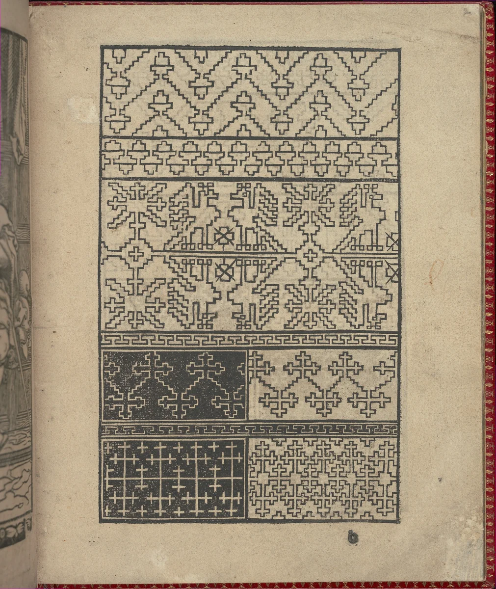 Ce est ung tractat de la noble art de leguille ascavoir ouvraiges de spaigne... page 2 (recto) by Willem Vosterman, book, 1527-1540