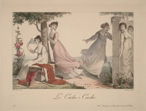 La cache-cache by Nicolas Schencker, print, 1760-1848