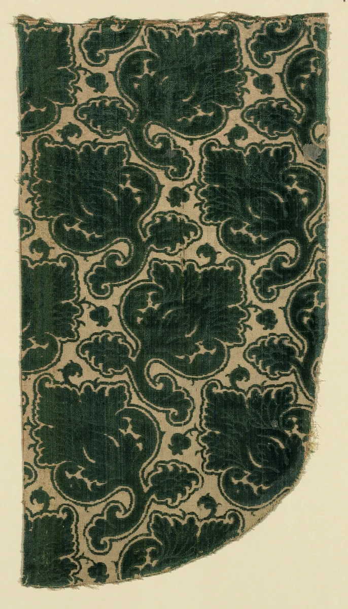Fragment by Italy, textile, 1601-1650