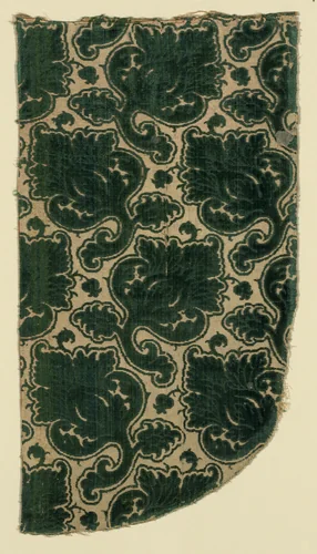 Fragment by Italy, textile, 1601-1650