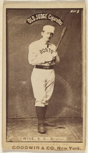 Wise, Shortstop, Boston, from the Old Judge series (N172) for Old Judge Cigarettes by Goodwin & Company, photograph, 1887
