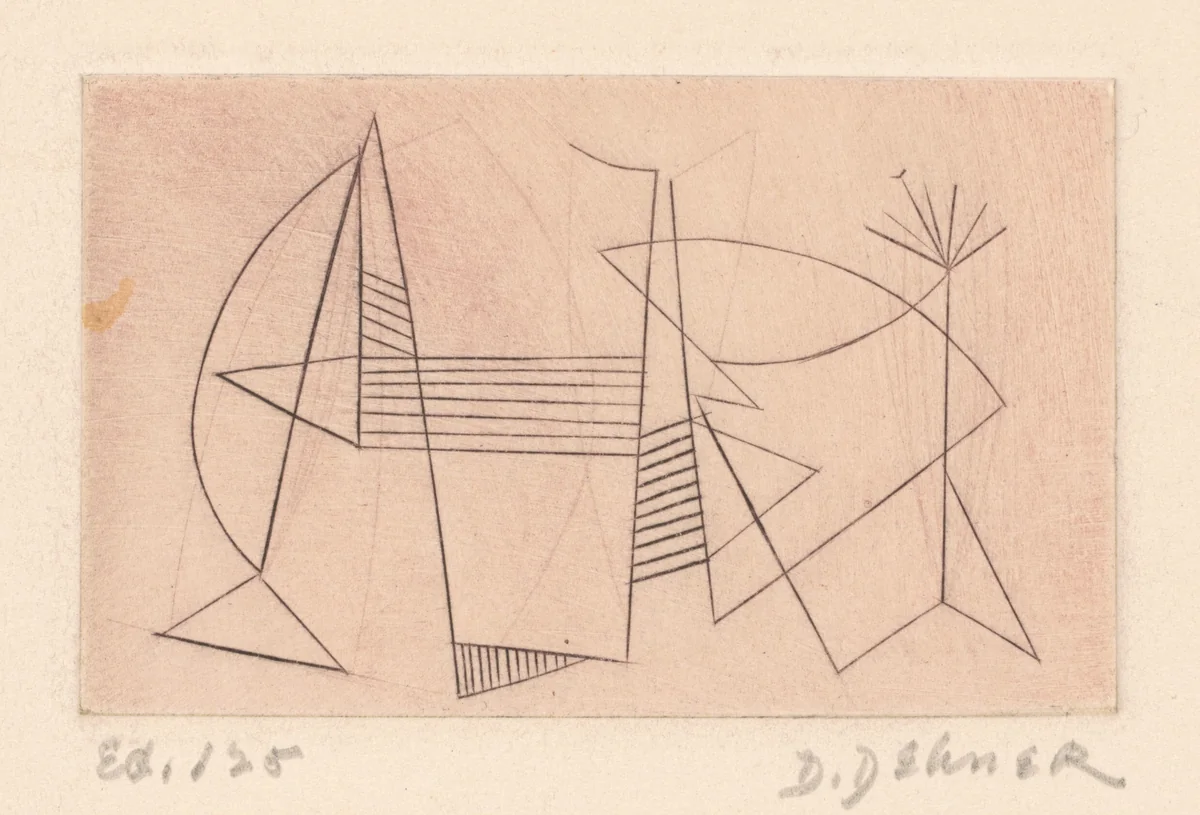 Untitled by Dorothy Dehner, print, 1948-1991