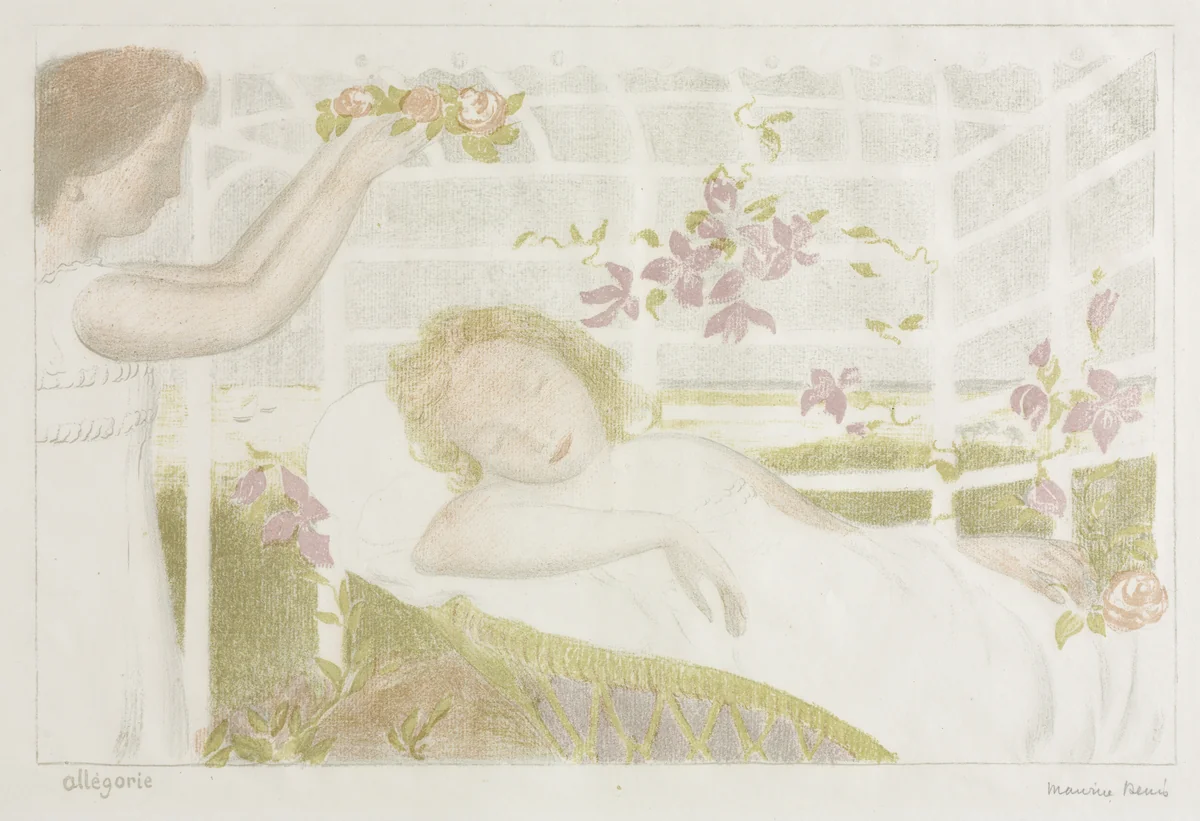 Allegory by Maurice Denis, print, 1893-1904