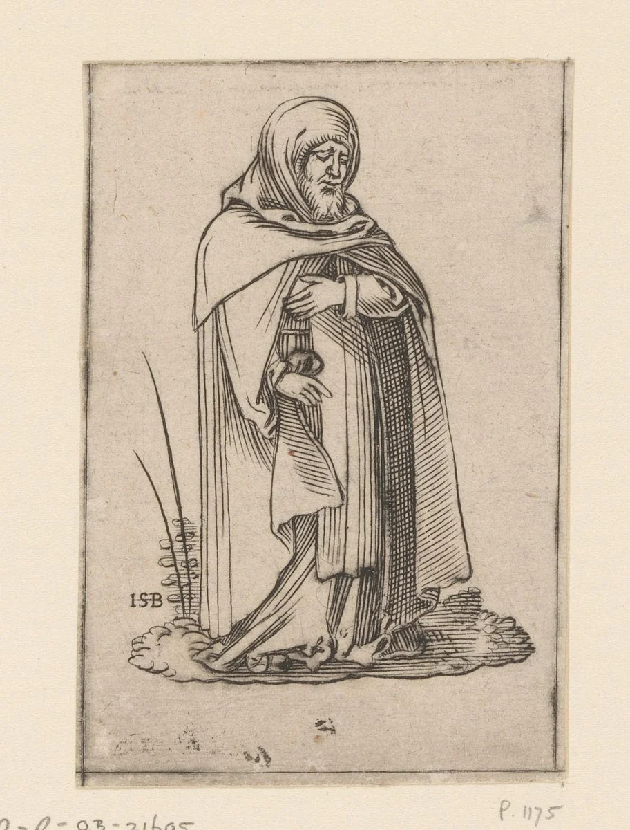 Monnik van de Nollertbroederschap by anonymous, print, 1526