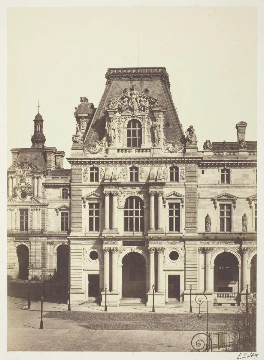 Les Tuileries by Édouard Baldus, photograph, 1850-1889