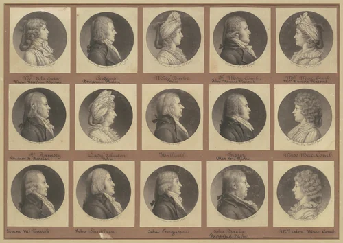 Saint-Mémin Collection of Portraits, Group 4 by Charles B. J. Févret de Saint-Mémin, volume, 1796-1797
