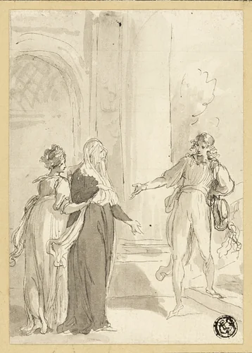 Study by William Hamilton, drawing, 1771-1801
