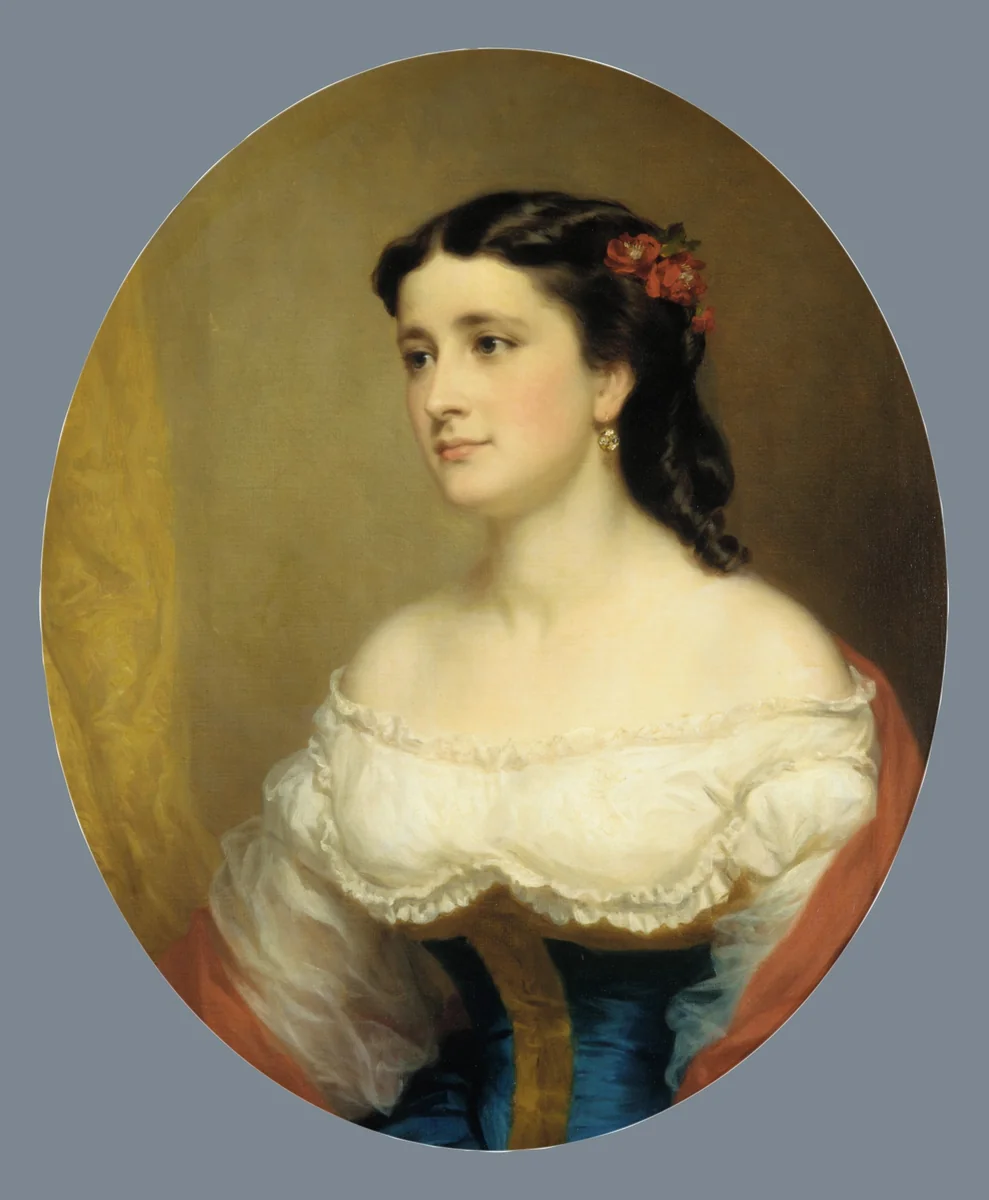 Mrs. William Loring Andrews by George Augustus Baker Jr., artwork, 1861-1863