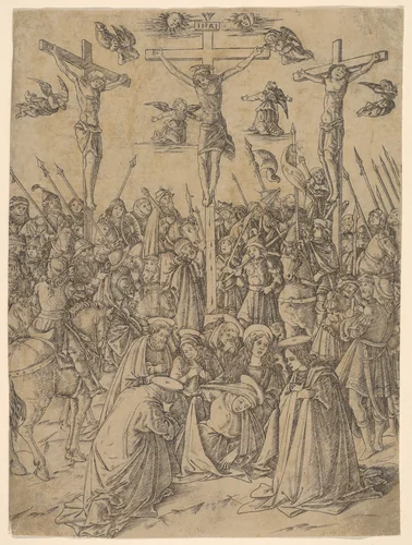 Calvary, from Life of the Virgin and Christ by Francesco Rosselli, print, 1490-1500