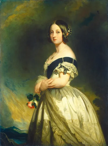 Queen Victoria by Franz Xaver Winterhalter, painting, 1843