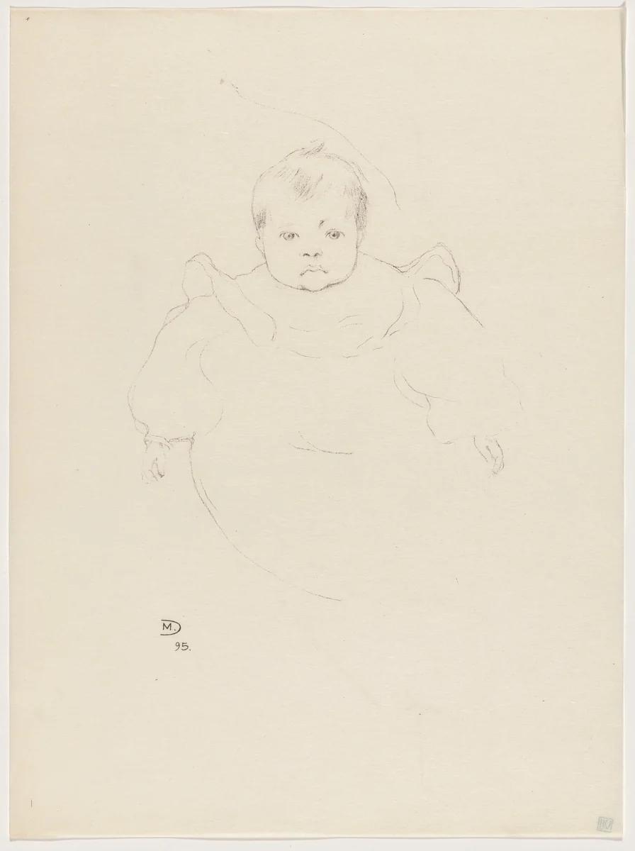 Petit portrait by Maurice Dumont, print, 1895