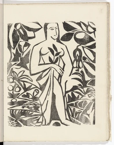 Plate (folio 17) from L'Enchanteur pourrissant by André Derain, illustrated book, 1909