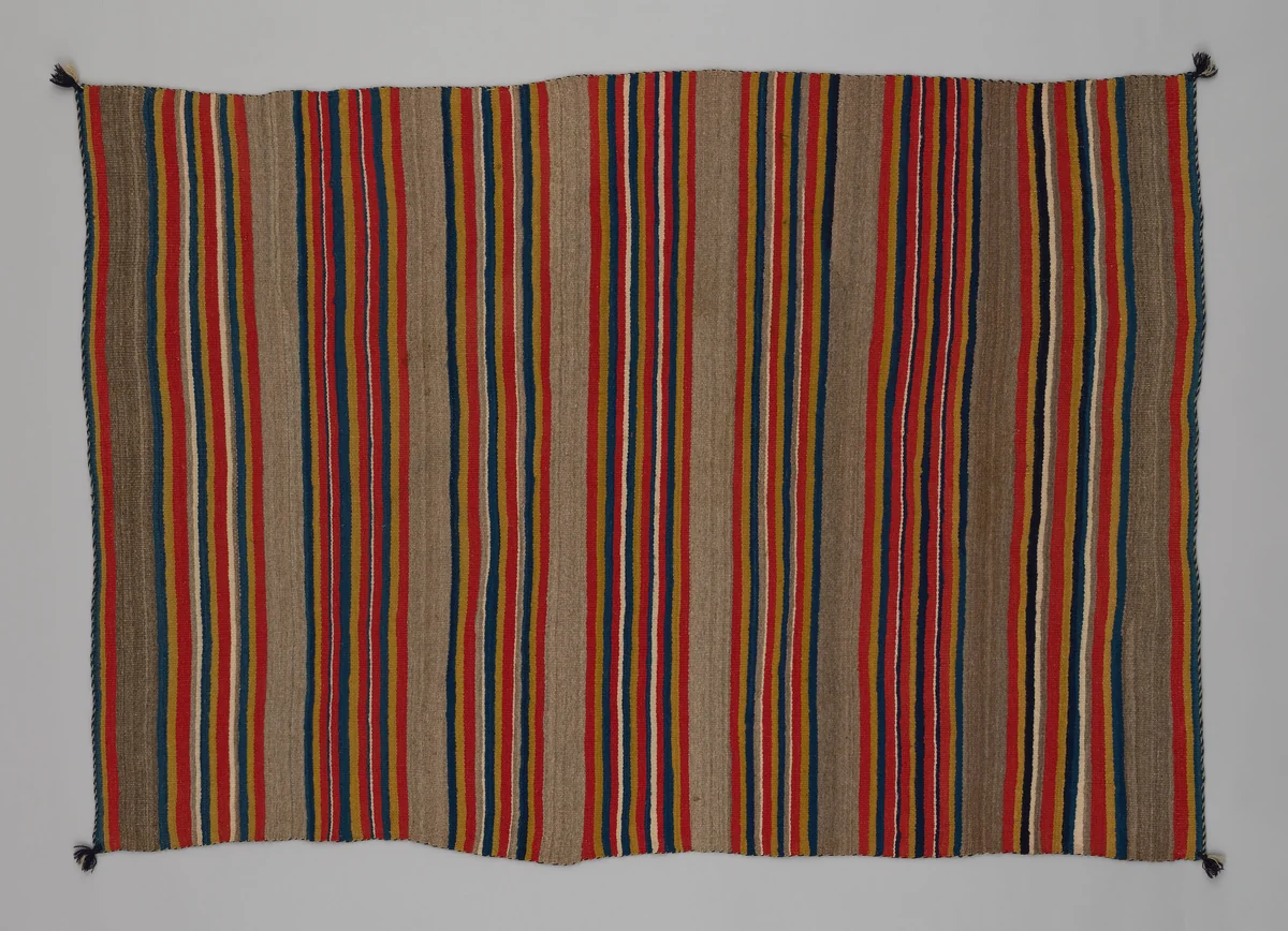 Wearing Blanket by Navajo, textile, 1860-1890