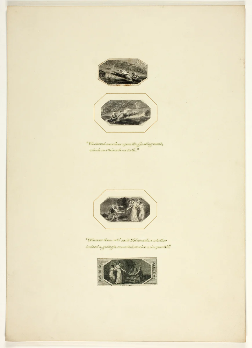 Study for a plate from Telemachus by Thomas Stothard, drawing, 1793-1803