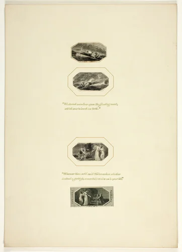 Study for a plate from Telemachus by Thomas Stothard, drawing, 1793-1803