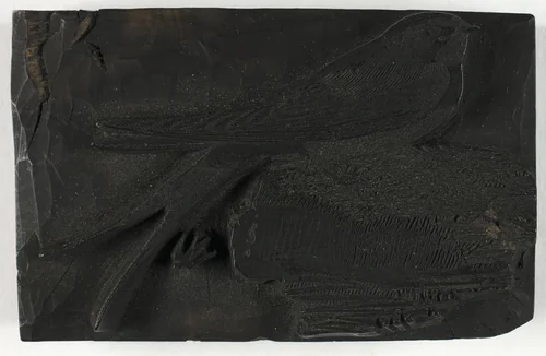 Woodblock for The Swallow, from A History of British Birds by Thomas Bewick, print, 1792-1797