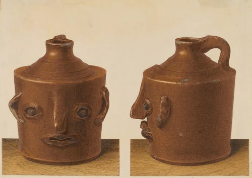 Jug by Alfred Parys, index of american design, 1939