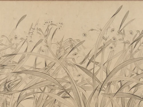 Narcissus by Zhao Mengjian, painting, 1234-1266