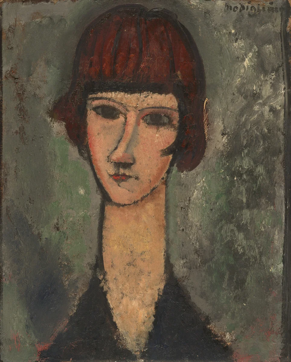 Portrait of a Woman by Amedeo Modigliani, painting, 1912-1922