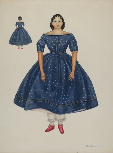 Doll - "Sarah" by Edith Towner, index of american design, 1937