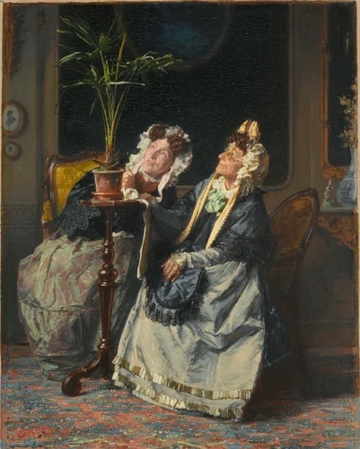 Under the Palms by Alexander Hugo Bakker Korff, painting, 1880