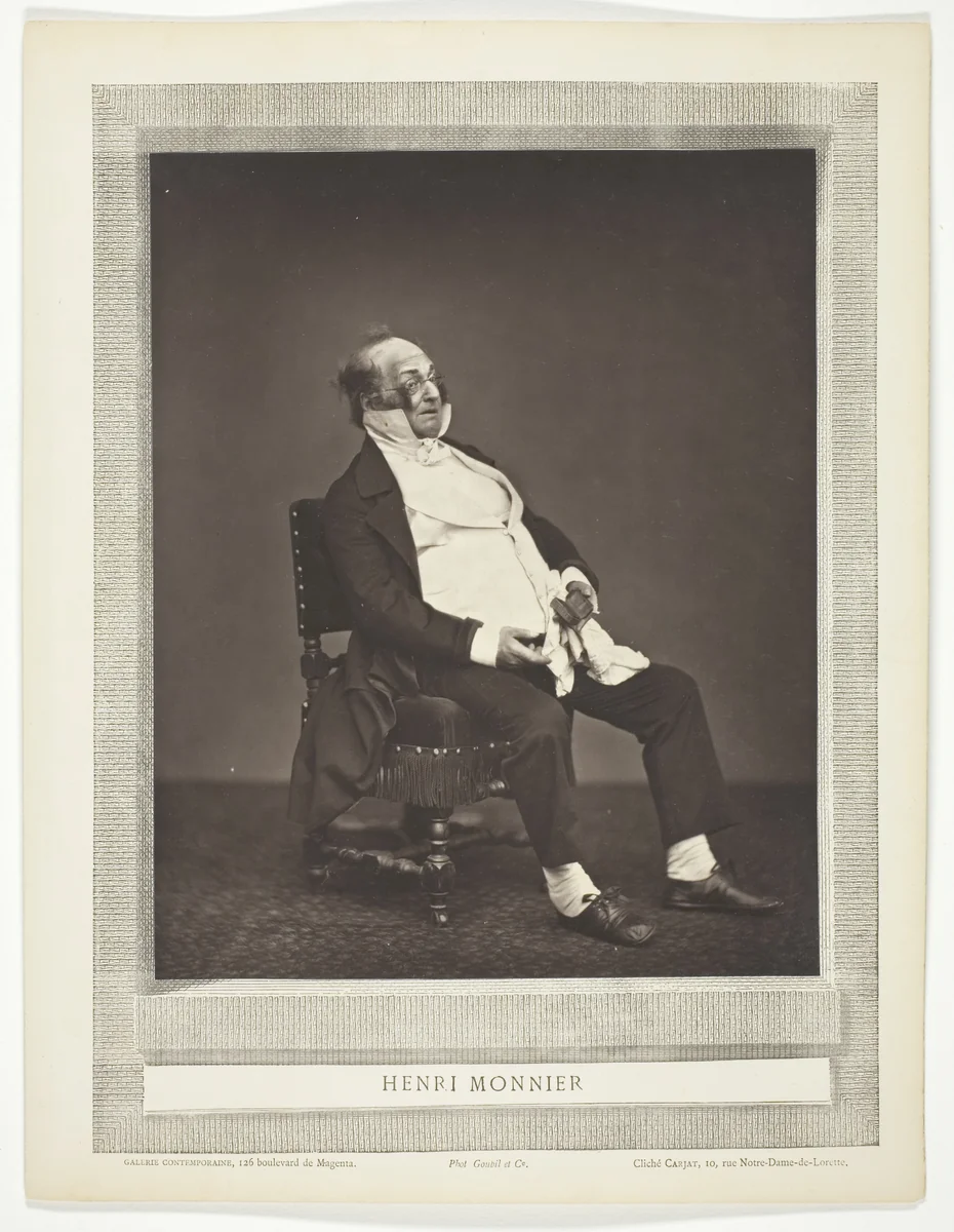 Henri Monnier by Etienne Carjat, photograph, 1871-1877