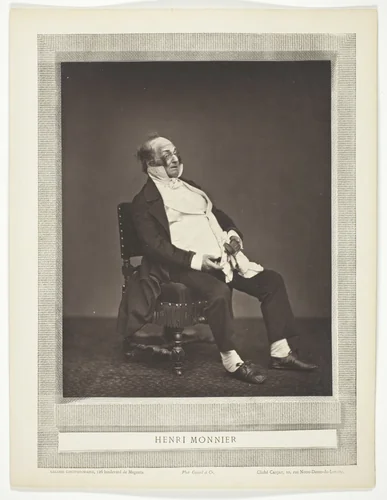 Henri Monnier by Etienne Carjat, photograph, 1871-1877