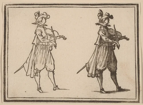 Violinist by Edouard Eckman
Jacques Callot, print, 1621
