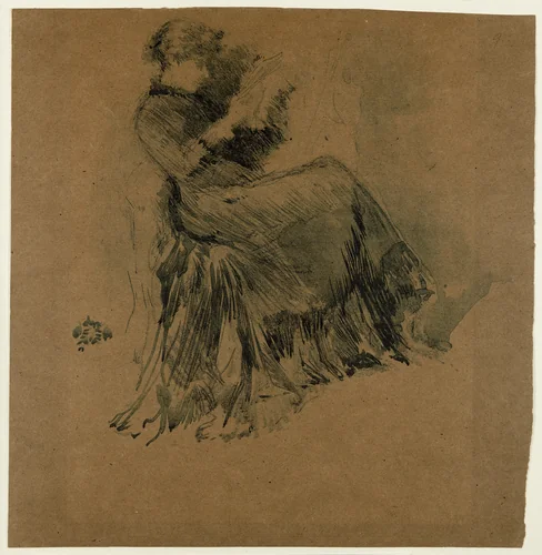 Study by James McNeill Whistler, print, 1878