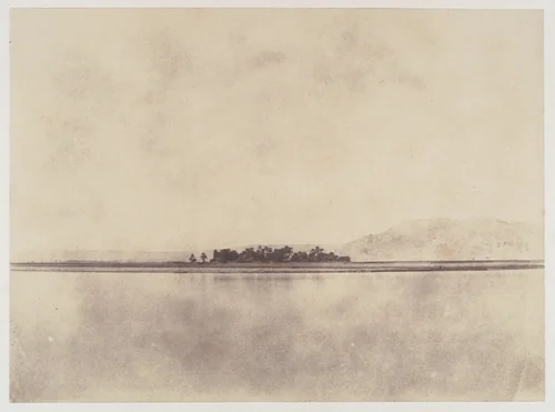 [The Nile in front of the Theban Hills] by John Beasley Greene, photograph, 1853-1854