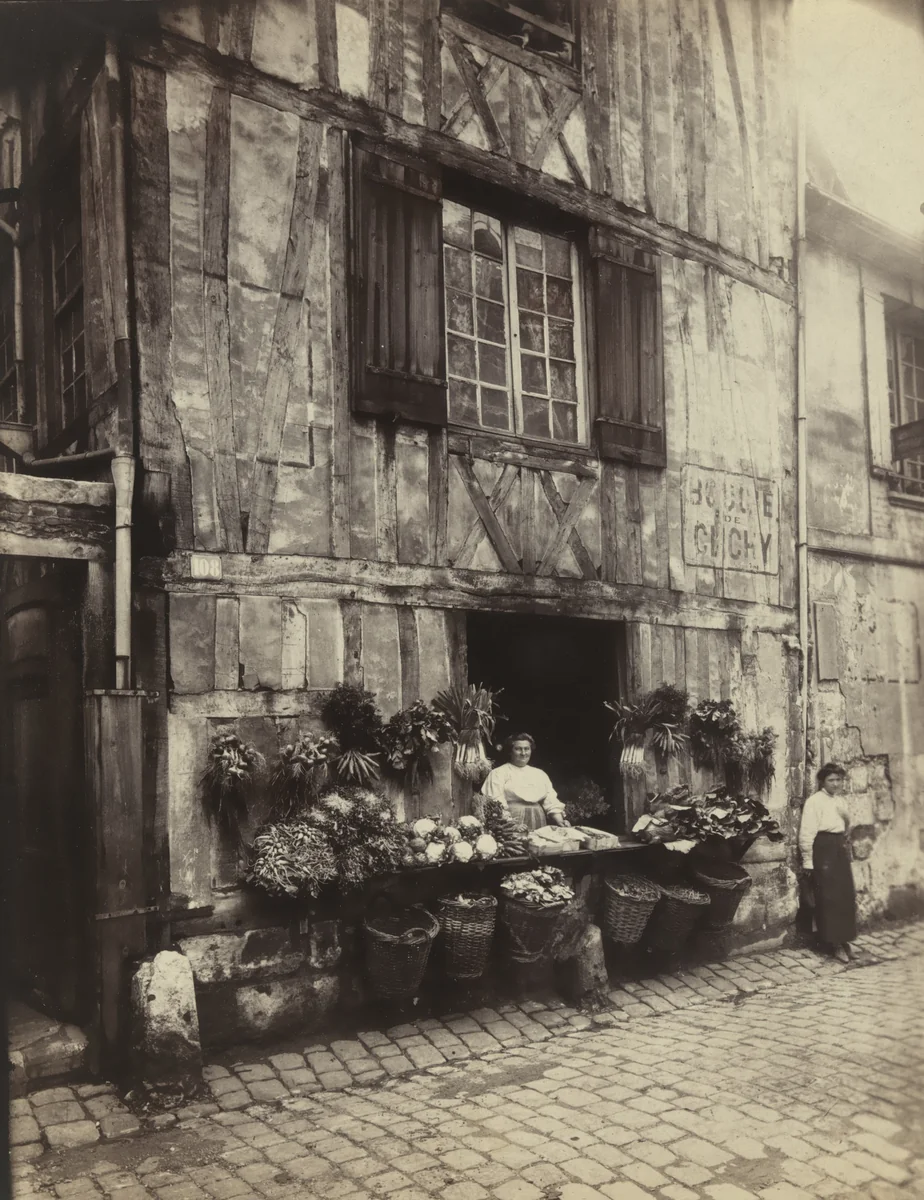 108 rue Molière by Eugène Atget, photograph, 1908