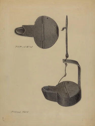 Betty Lamp by Mildred Ford, index of american design, 1937