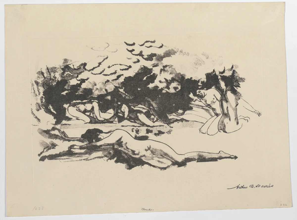 Clouds by Arthur B. Davies, print, 1919