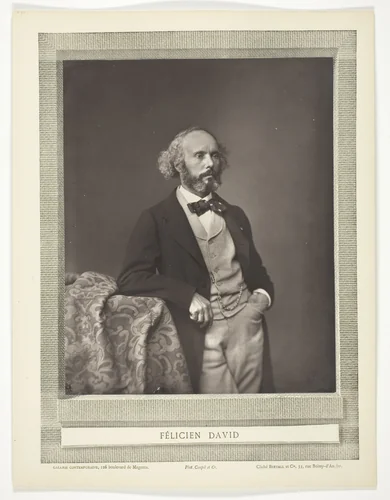 Félicien David by Bertall et Cie, photograph, 1875-1876