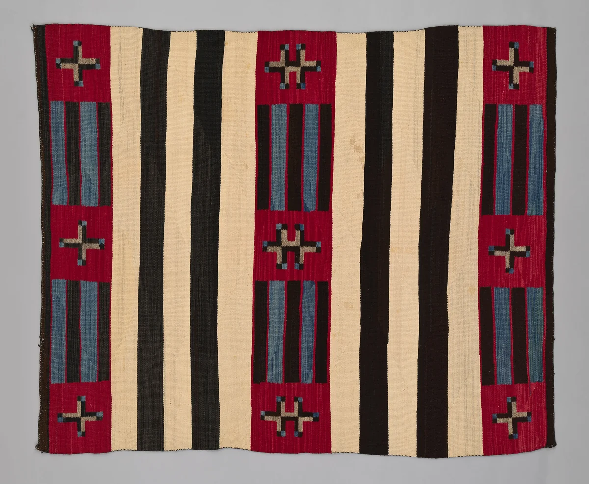 Chief Blanket (Third Phase) by Navajo, textile, 1870-1890