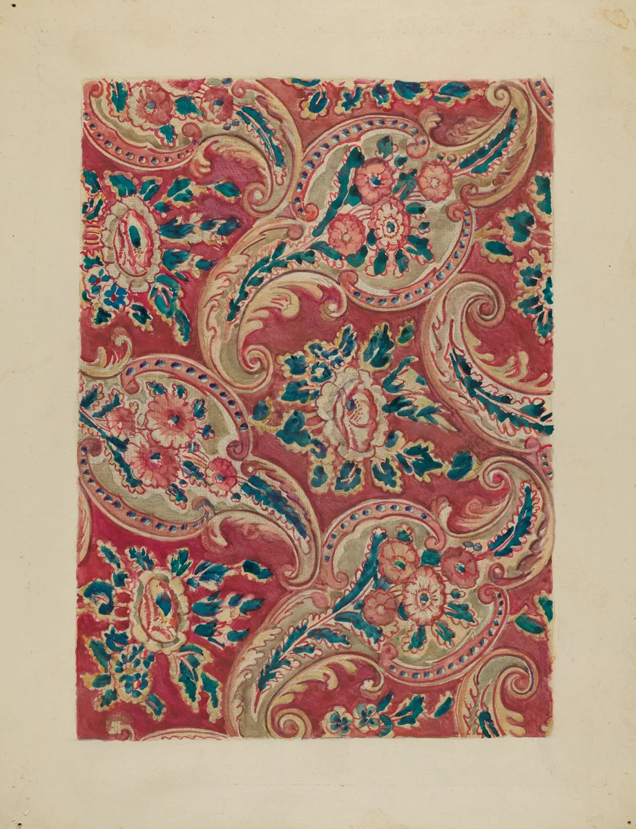 Chintz by George Loughridge, index of american design, 1936