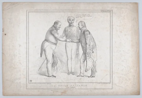 La Belle Alliance: New Version by John Doyle, print, 1838