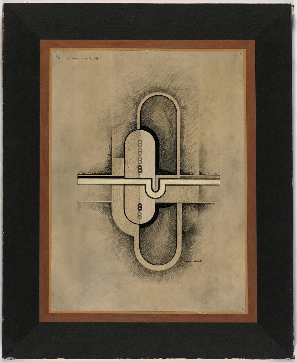 Another Study of Alexander by Robert Michel, drawing, 1926