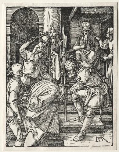 The Small Passion: Christ Before Annas by Albrecht Dürer, print, 1509-1511