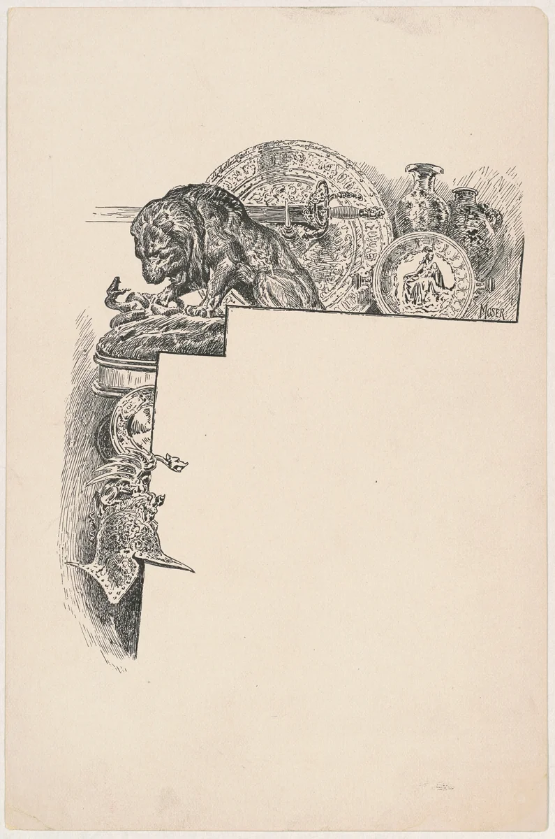 Bronzes by James Henry Moser, print, 1892