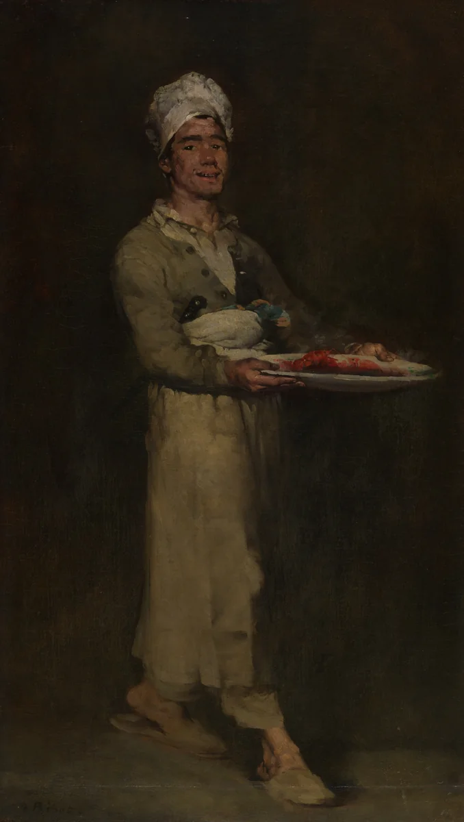 The Scullion by Théodule Ribot, painting, 1860-1870