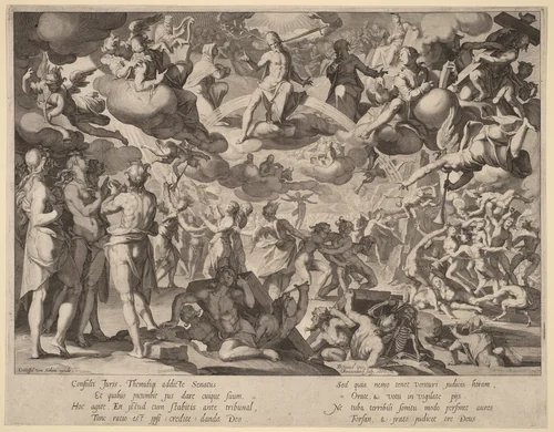The Last Judgment by Willem van Swanenburgh
Joachim Anthonisz Wtewael
Christoffel van Sichem I, print, 1606